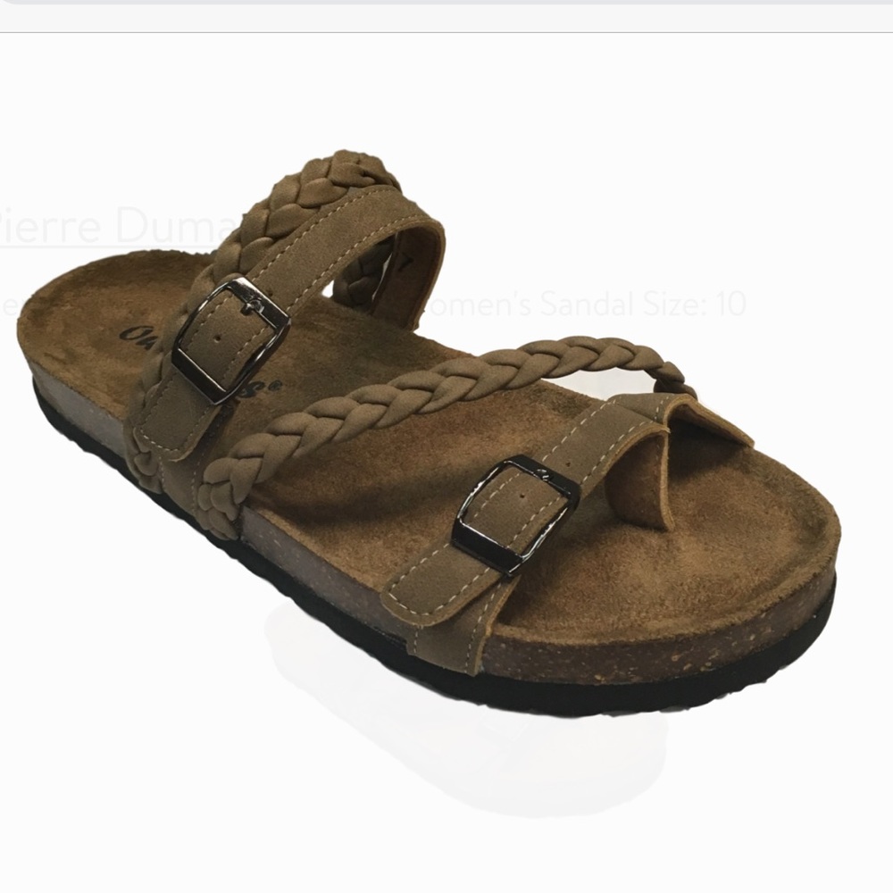 Outwoods NIB Brown Bork Braid Sandal